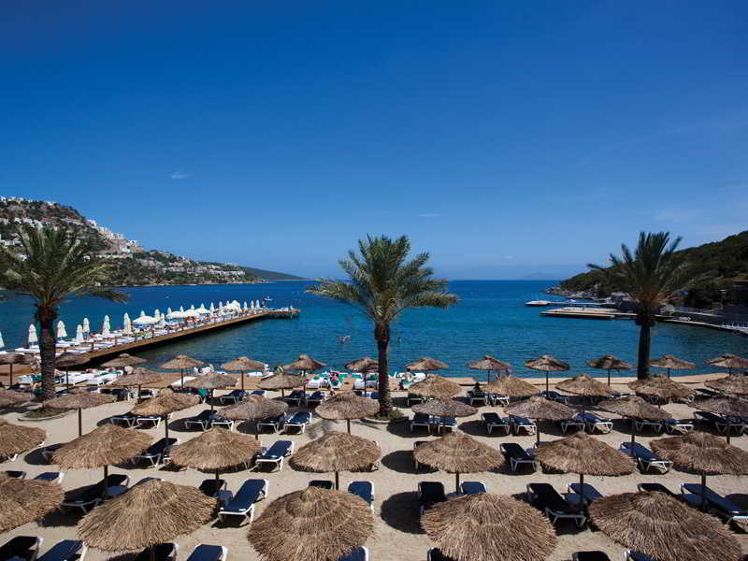 The Beach Walk From Hotel Picture Of Divan Bodrum Golturkbuku Tripadvisor